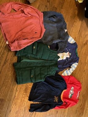 Kids Long Sleeve Red Top - Unbranded